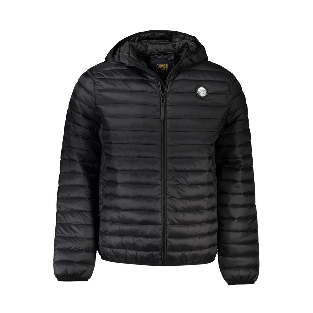 Cavalli Class Black Polyamide Men Jacket