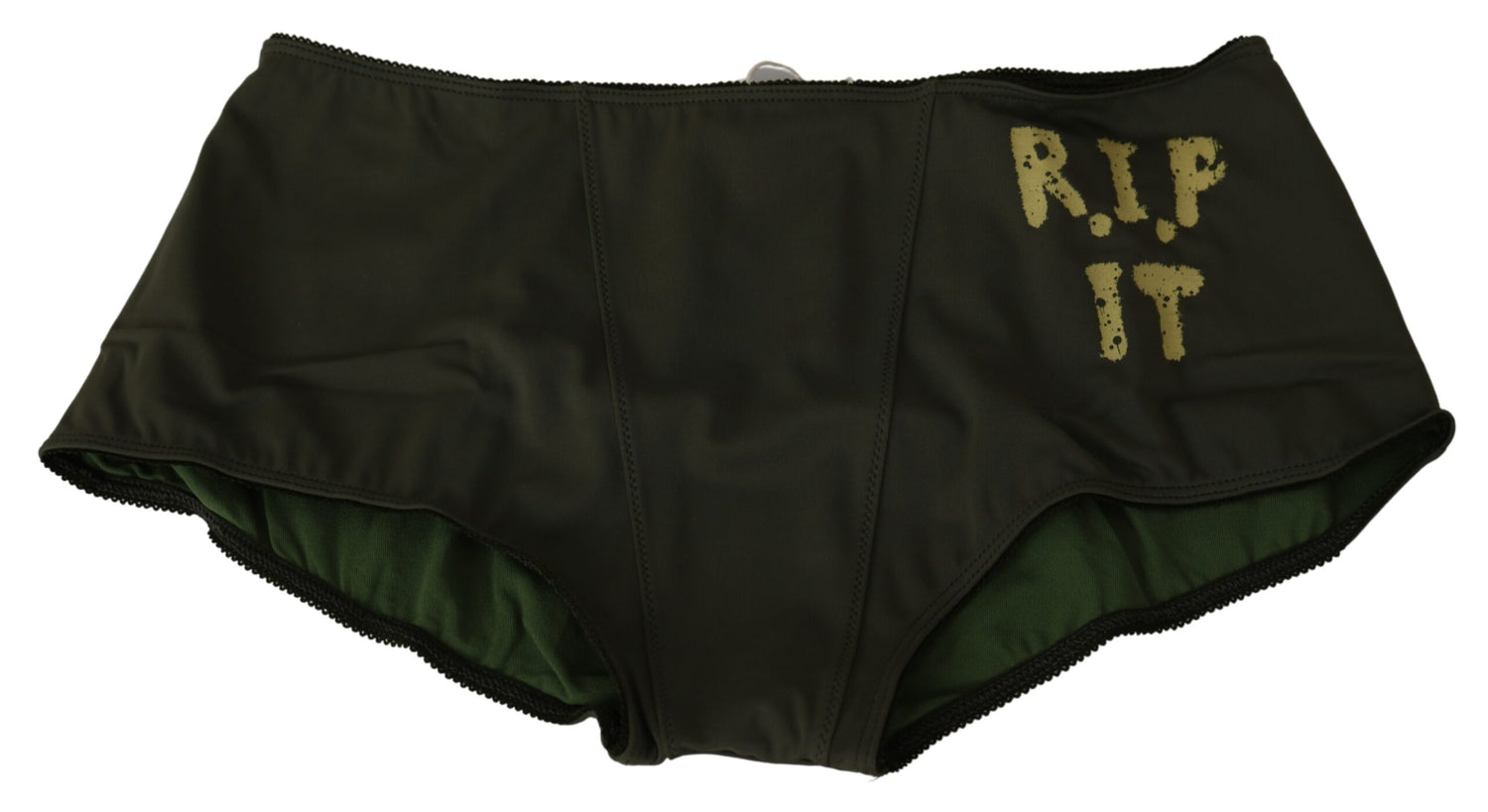 John Galliano Olive Green Briefs Women&