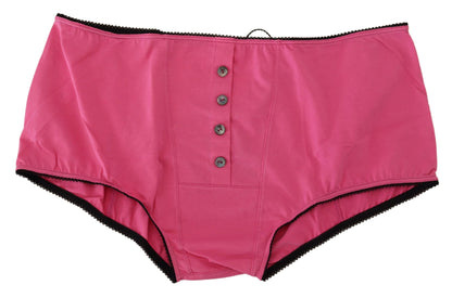 John Galliano Pink Cotton Briefs Women&