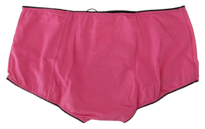 John Galliano Pink Cotton Briefs Women&