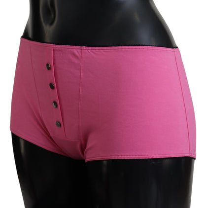 John Galliano Pink Cotton Briefs Women&