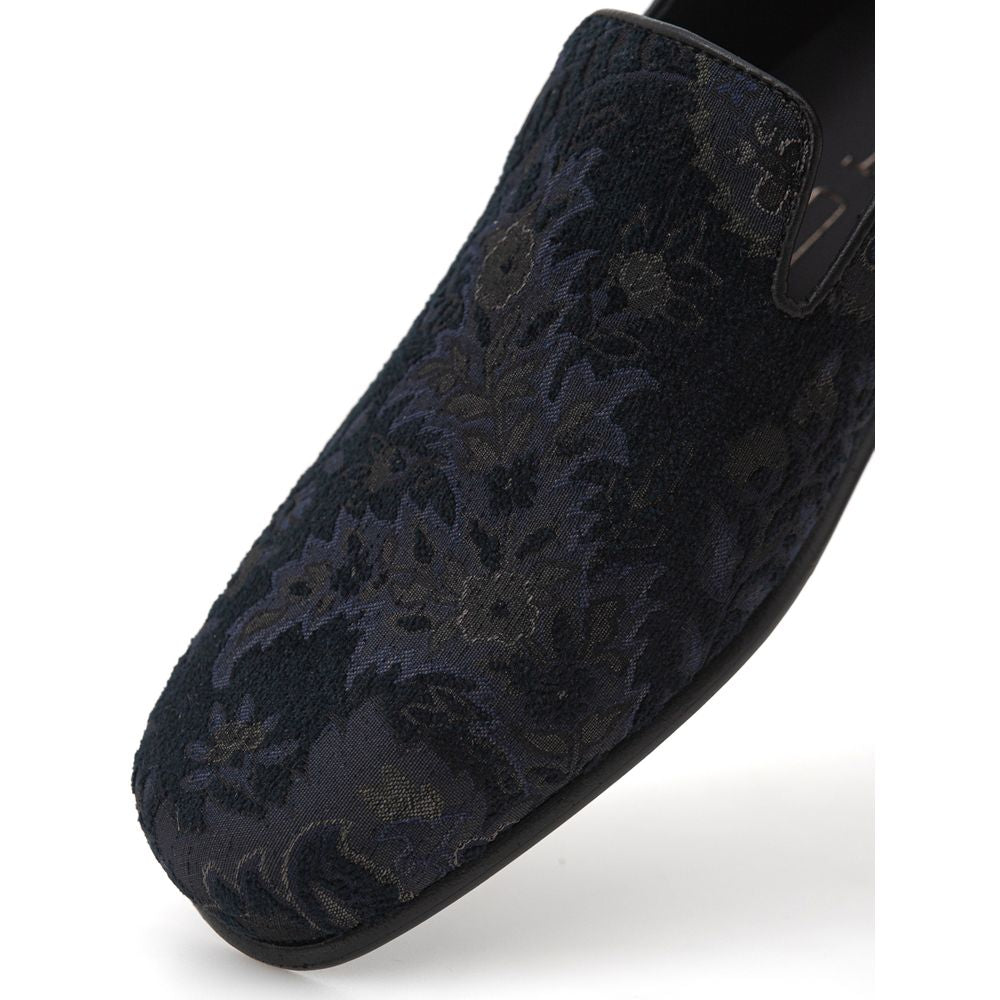 Etro Blue Leather Loafer