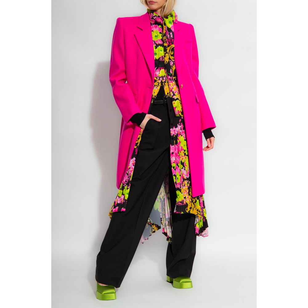 Versace Fuchsia Viscose Jackets &amp; Coat