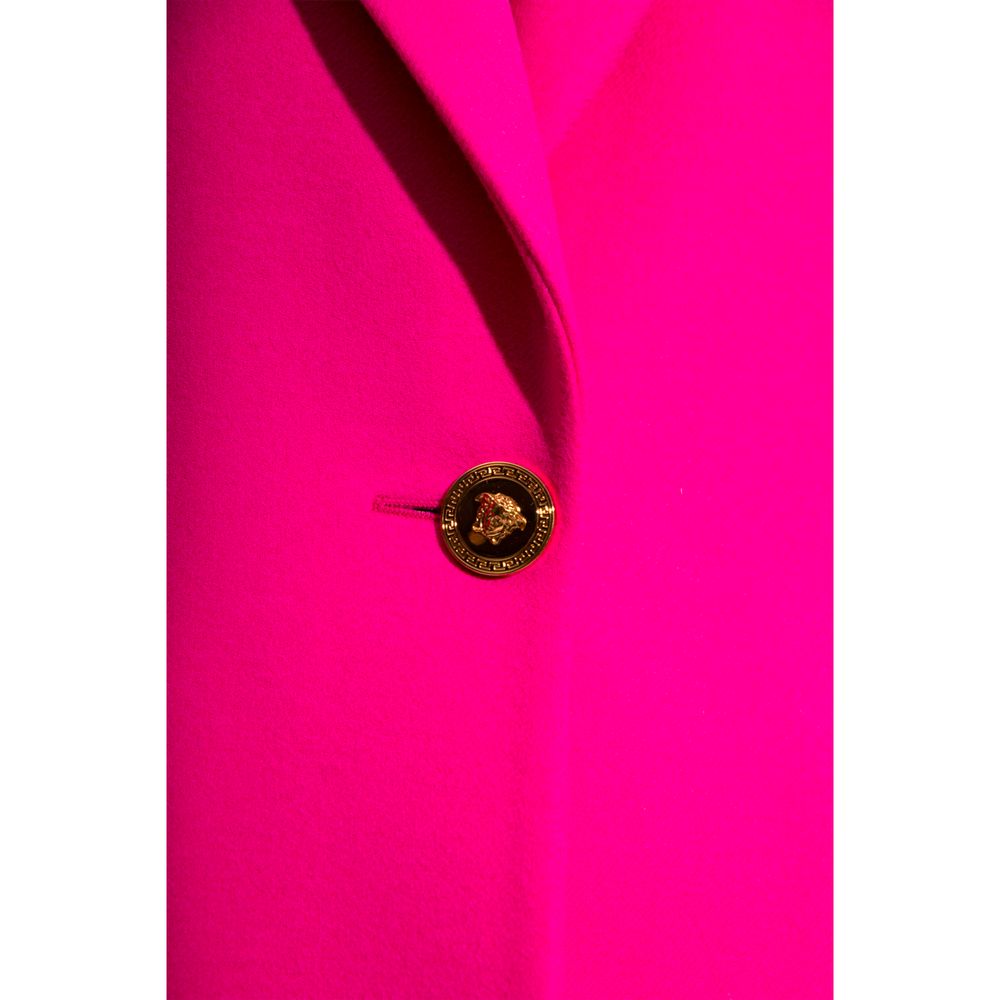 Versace Fuchsia Viscose Jackets &amp; Coat