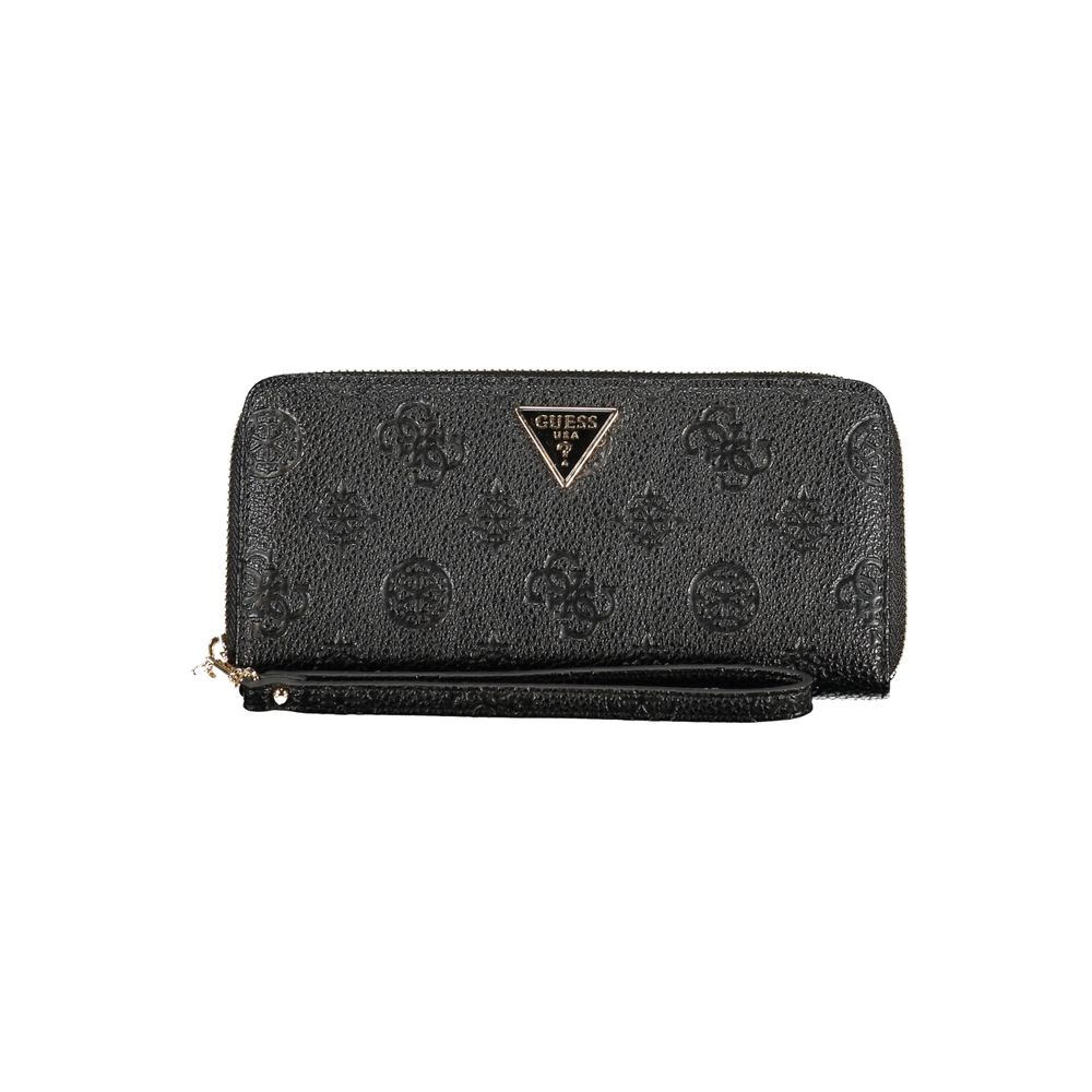 Guess Jeans Black Polyethylene Wallet