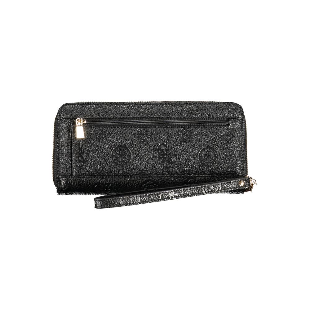 Guess Jeans Black Polyethylene Wallet