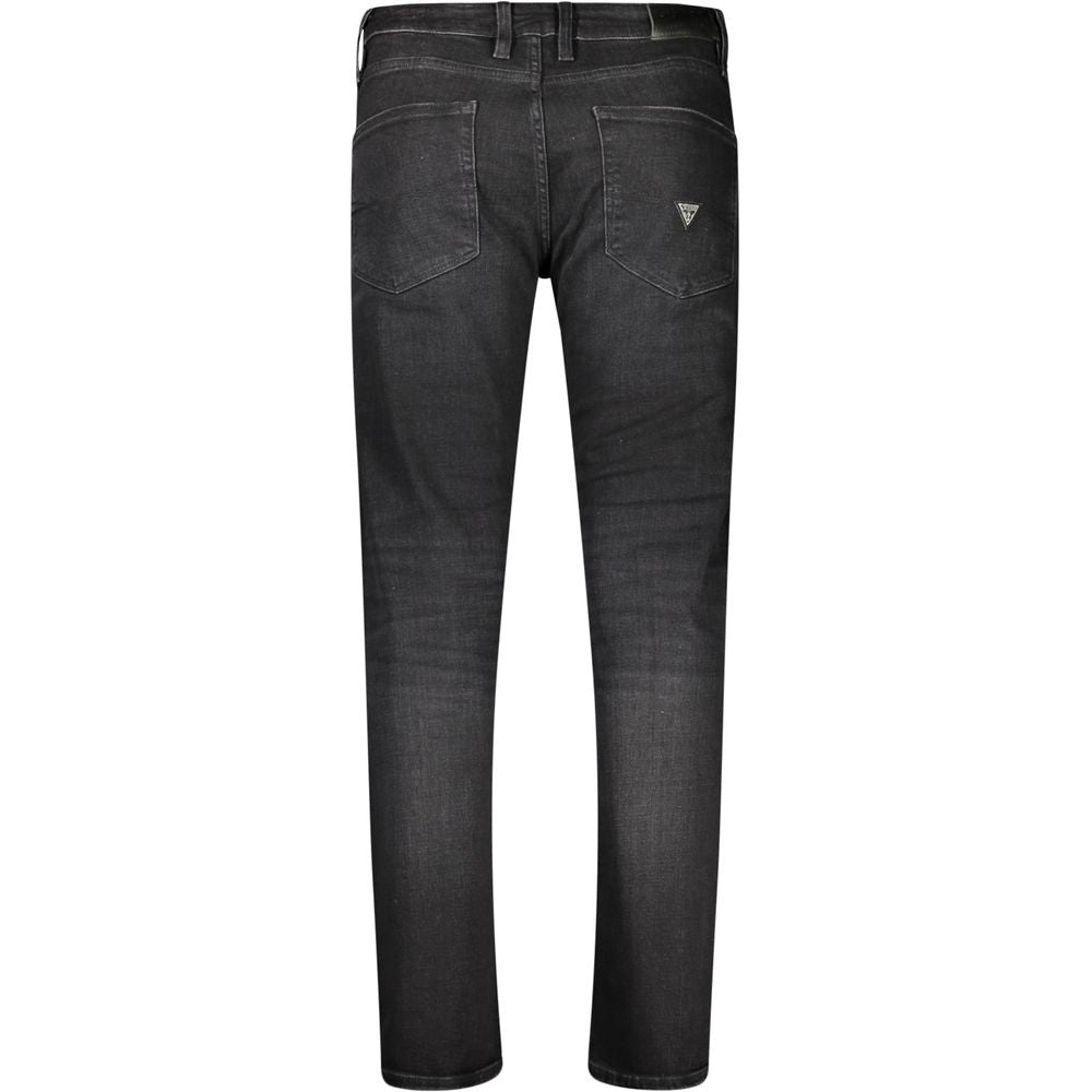 Guess Jeans Black Cotton Jeans &amp; Pant