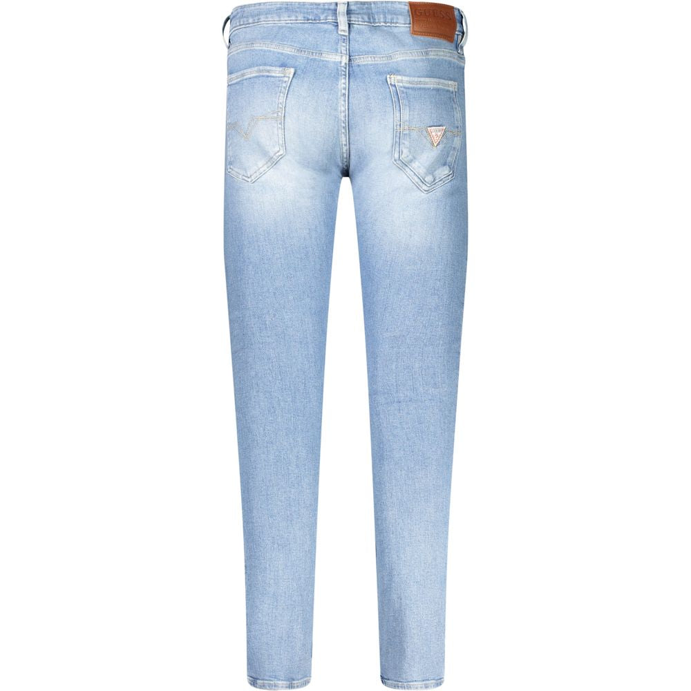 Guess Jeans Light Blue Cotton Jeans &amp; Pant