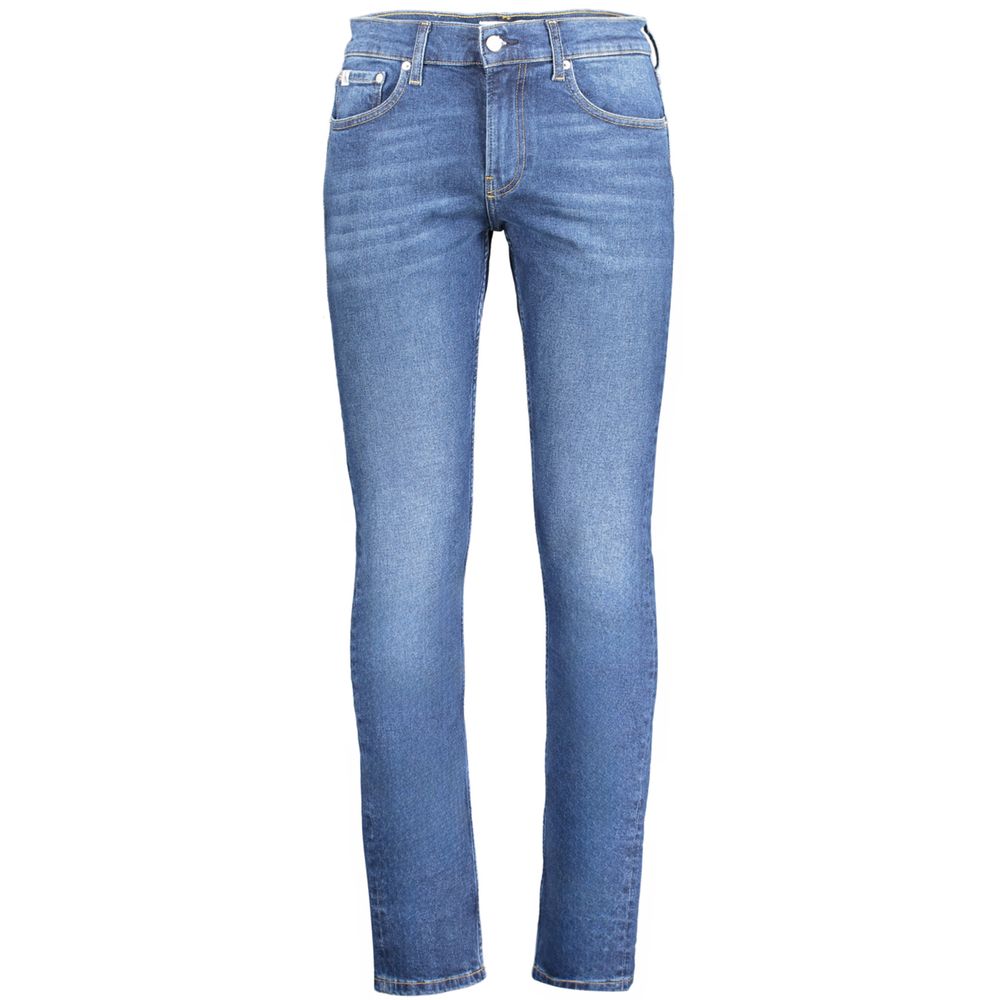 Calvin Klein Blue Cotton Jeans &amp; Pant