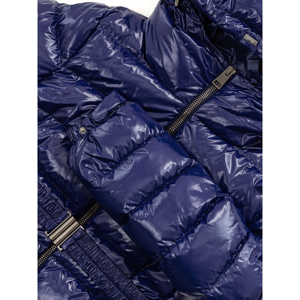 Herno Blue Polyamide Jackets &amp; Coat