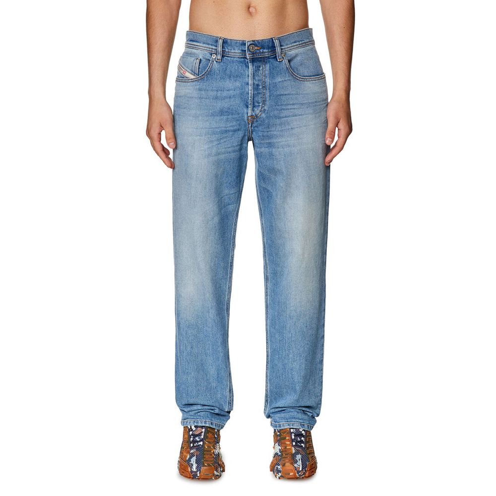 Diesel Light Blue Cotton Jeans &amp; Pant