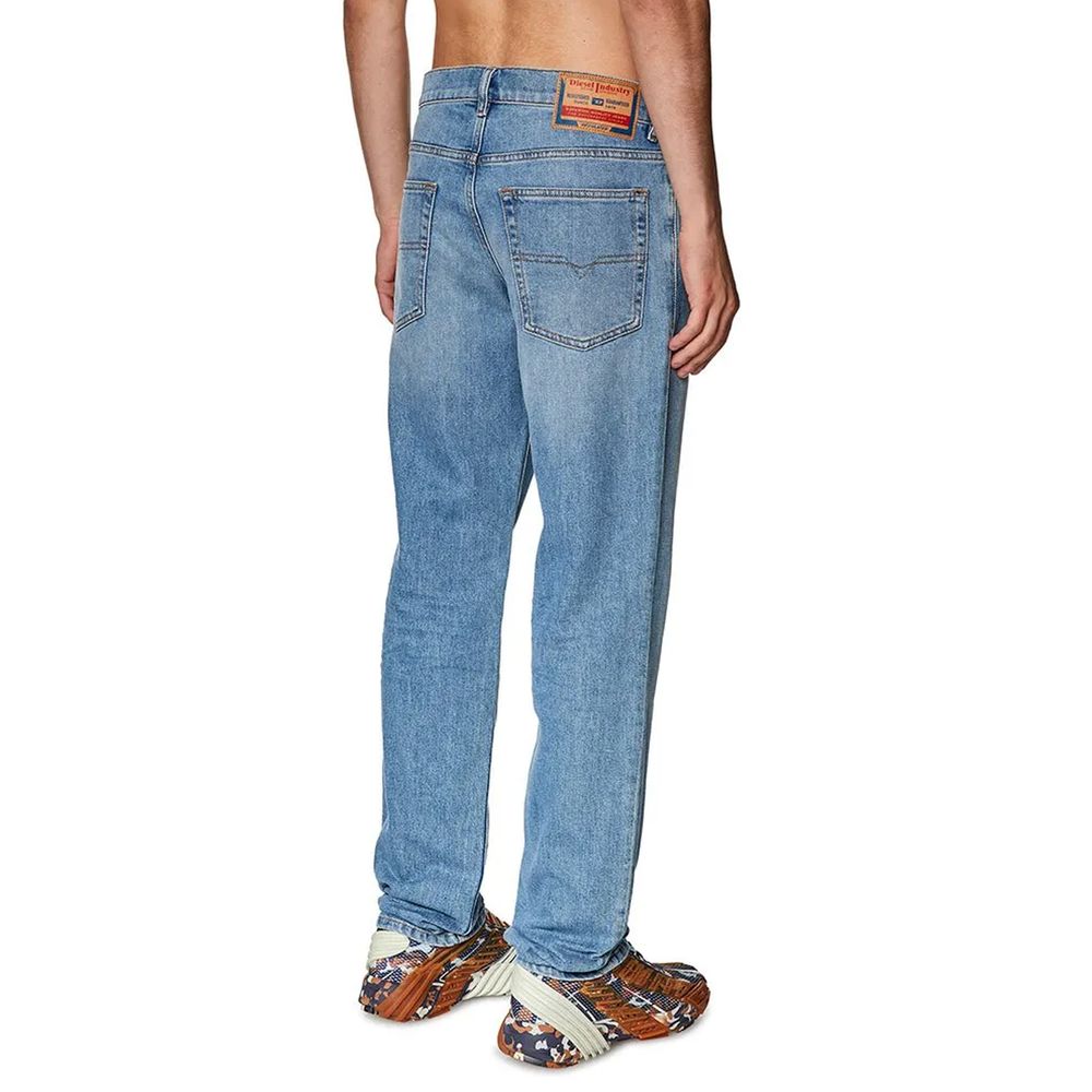 Diesel Light Blue Cotton Jeans &amp; Pant