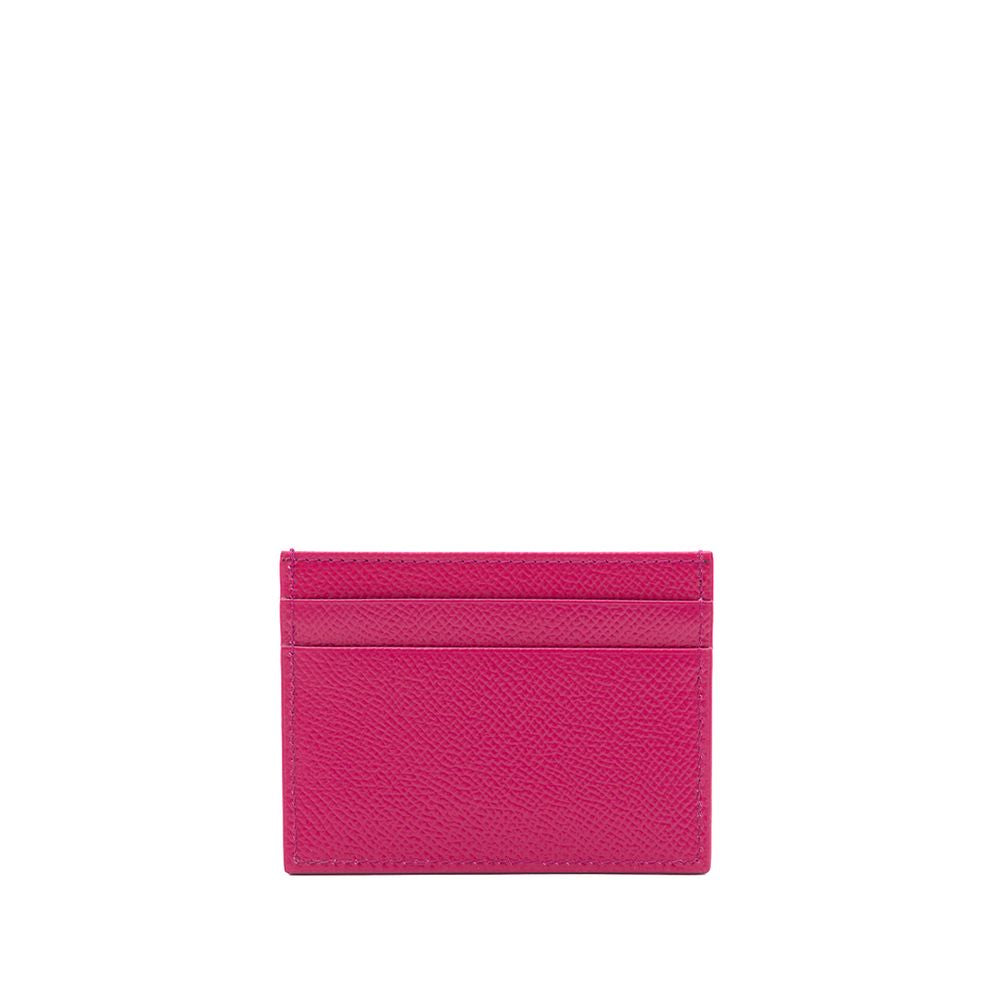 Dolce &amp; Gabbana Fuchsia Leather Wallet