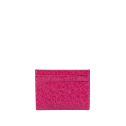 Dolce &amp; Gabbana Fuchsia Leather Wallet