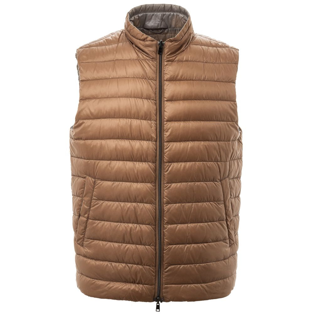 Herno Brown Polyamide Vest