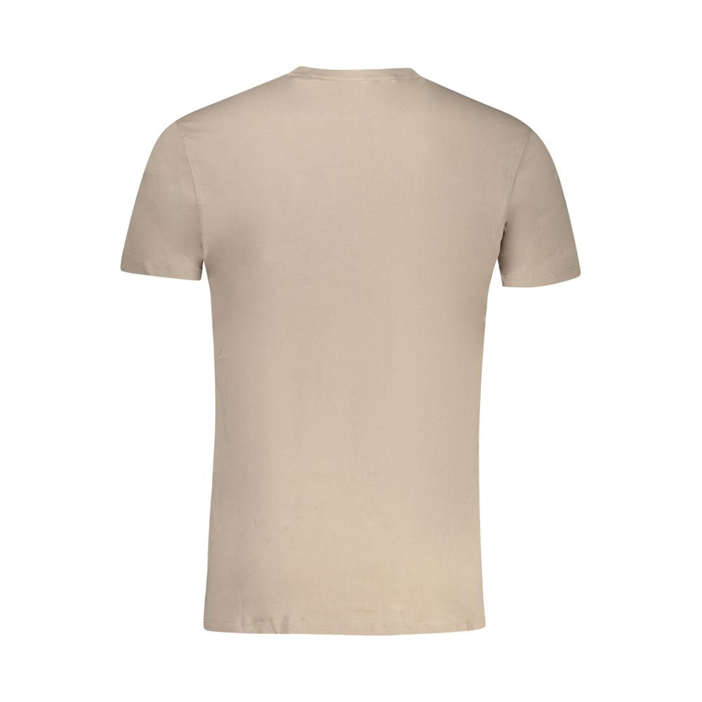 Guess Jeans Beige Cotton T-Shirt