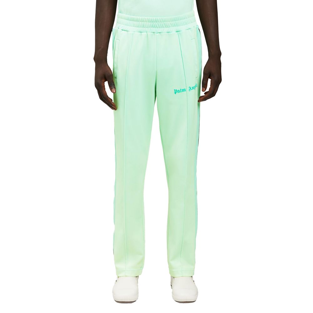 Palm Angels Green Nylon Jeans &amp; Pant