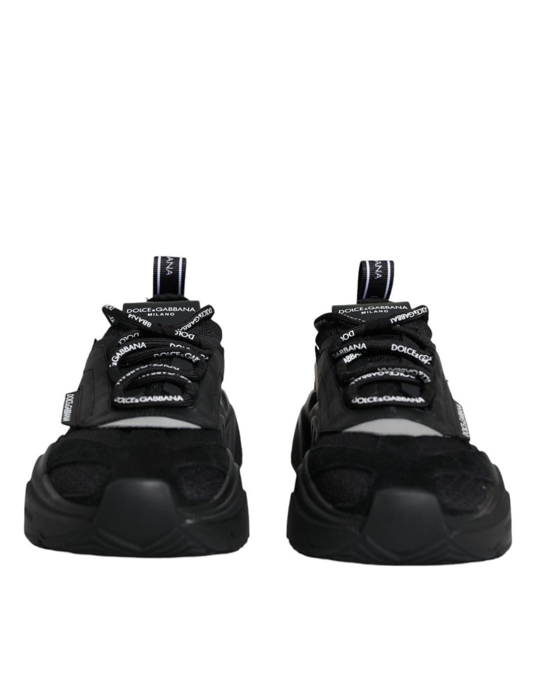 Dolce &amp; Gabbana Black Daymaster Low Top Sneakers Shoes