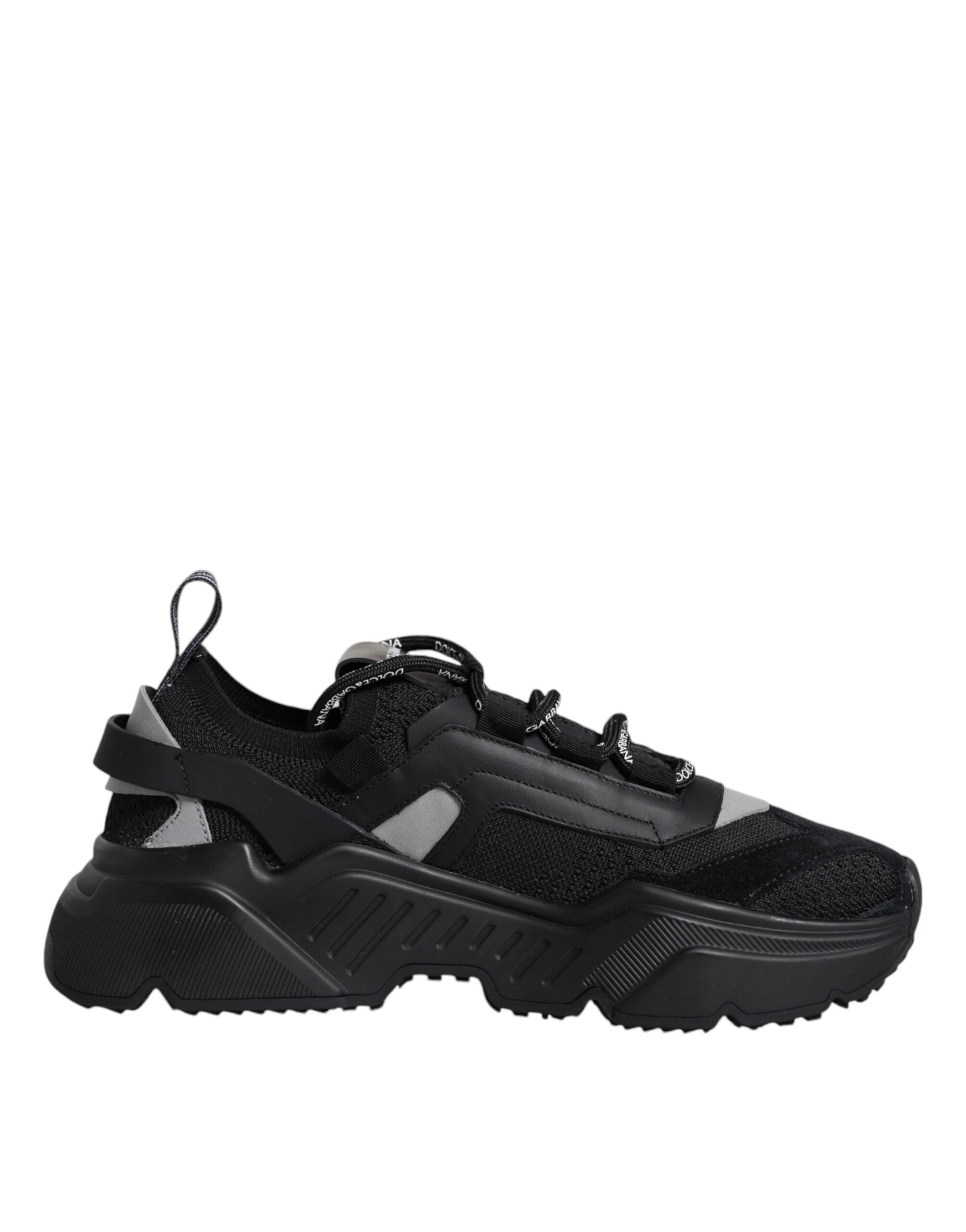 Dolce &amp; Gabbana Black Daymaster Low Top Sneakers Shoes