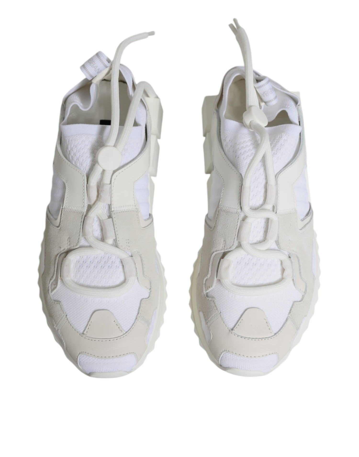 Dolce &amp; Gabbana White Mesh Sorrento Trekking Sneakers Shoes