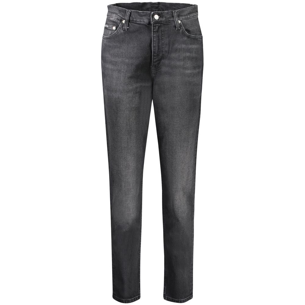 Calvin Klein Black Cotton Jeans &amp; Pant