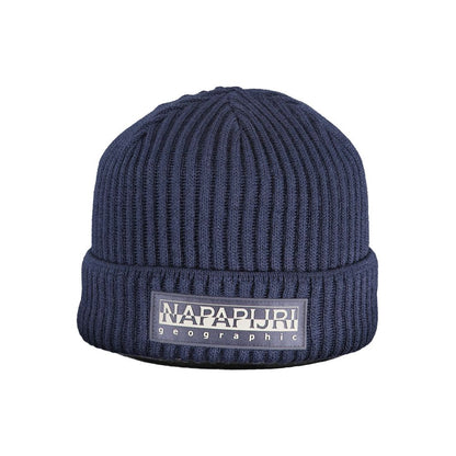 Napapijri Blue Acrylic Hats &amp; Cap