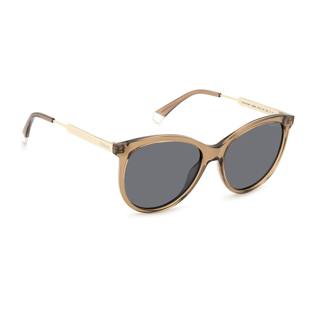 Polaroid Beige Resin Sunglasses