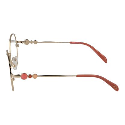 Emilio Pucci Gold Women Optical Frames