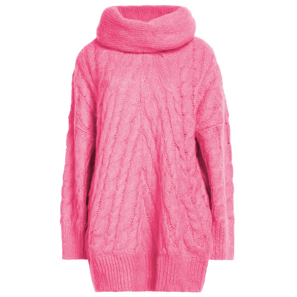 MSGM Pink Acrylic Sweater