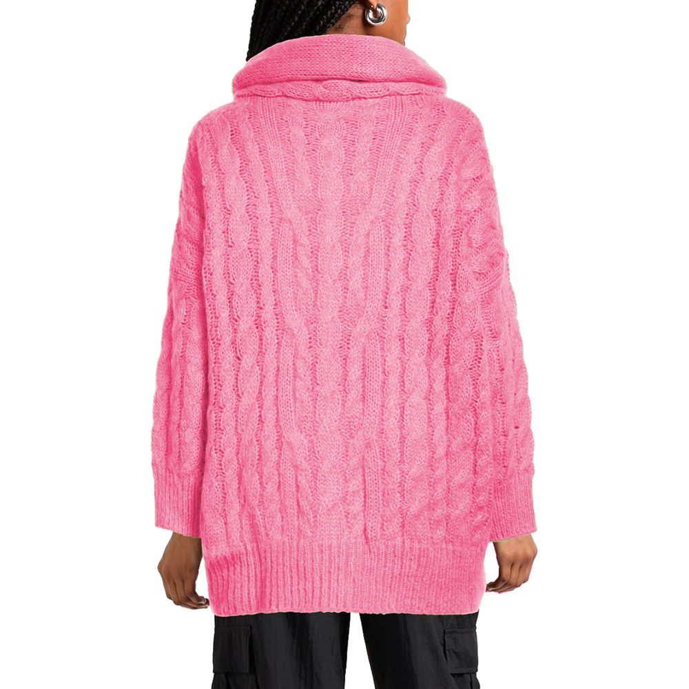 MSGM Pink Acrylic Sweater