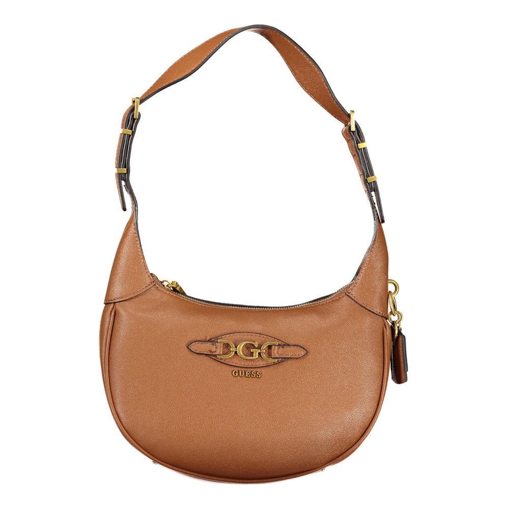 Guess Jeans Brown Polyethylene Handbag