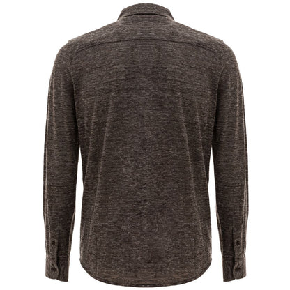 Corneliani Gray Wool Shirt