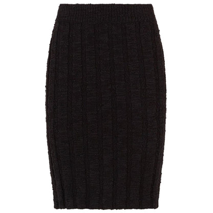 Dolce &amp; Gabbana Black Wool Vergine Skirt