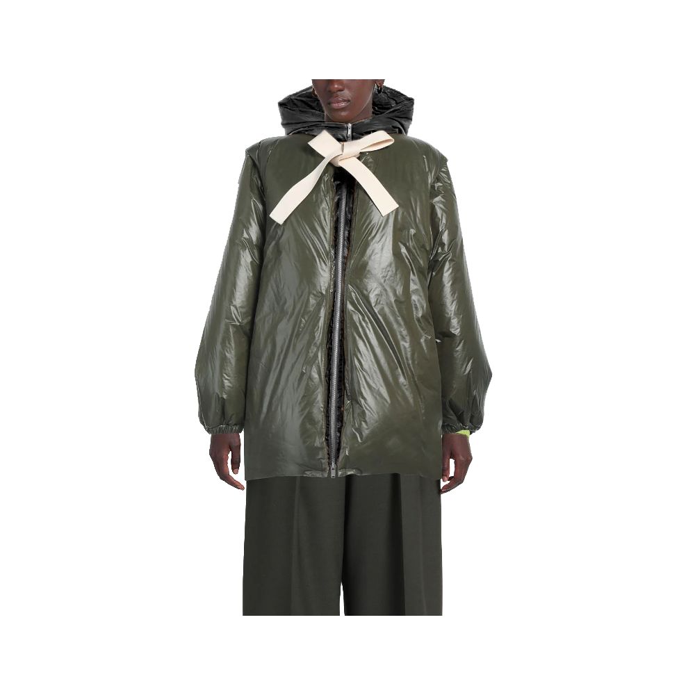 Jil Sander Green Nylon Jackets &amp; Coat