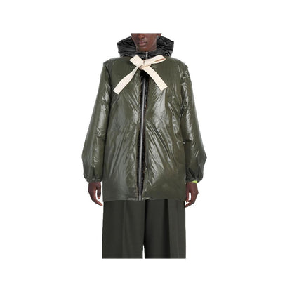 Jil Sander Green Nylon Jackets &amp; Coat