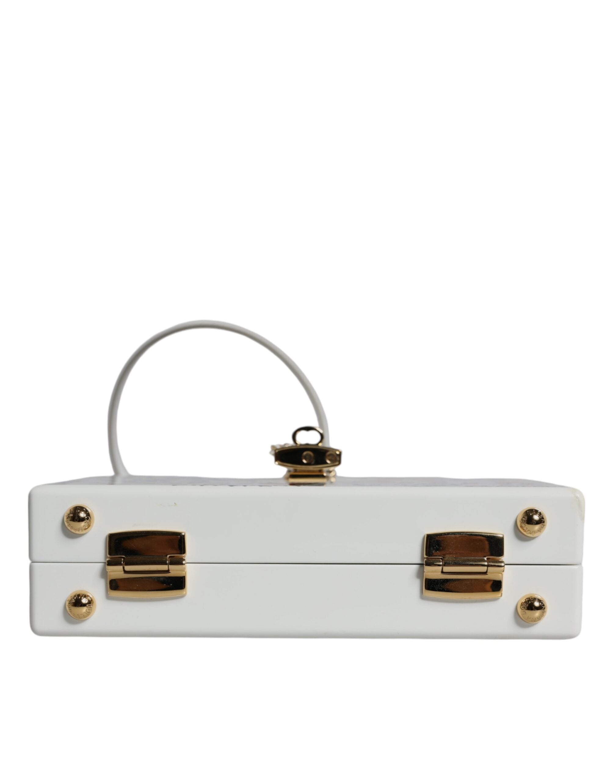 Dolce &amp; Gabbana White Graffiti Print Clutch Crossbody Bag