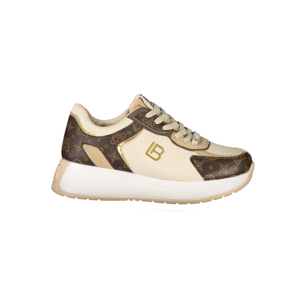 Laura Biagiotti Beige Polyethylene Sneaker