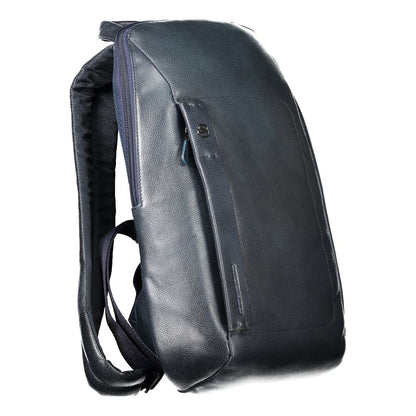 Piquadro Blue Leather Backpack