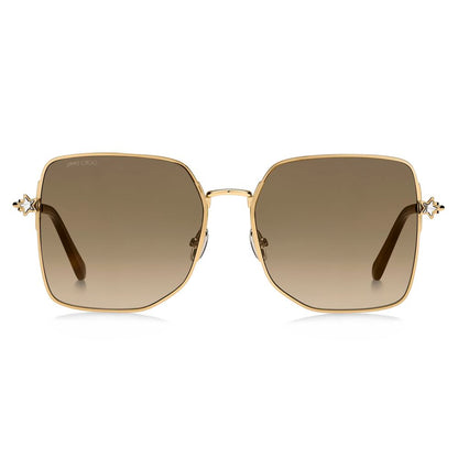 Jimmy Choo Gold Metal Sunglasses