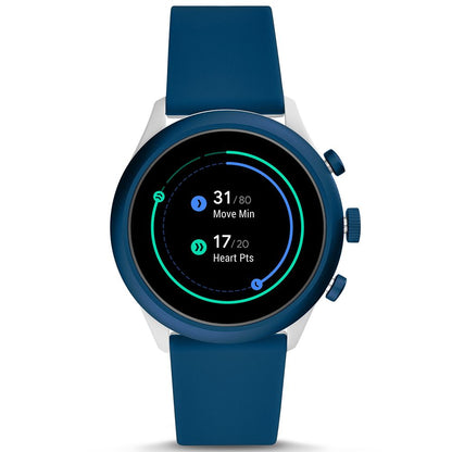 Fossil Blue Silicone Watch