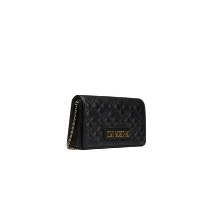 Love Moschino &quot;Black Polyethylene Women Crossbody Bag&quot;