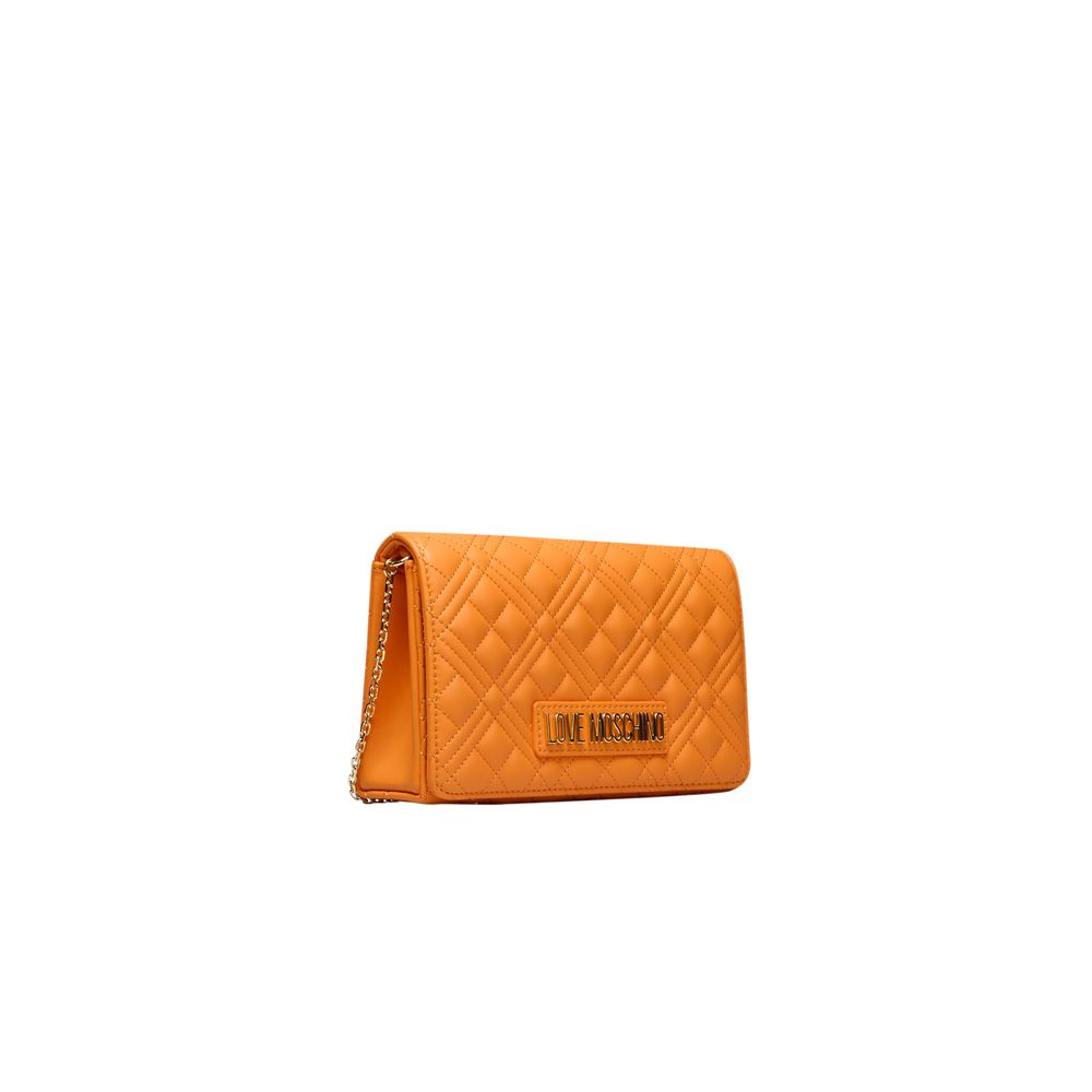 Love Moschino Orange Polyethylene Women Crossbody Bag