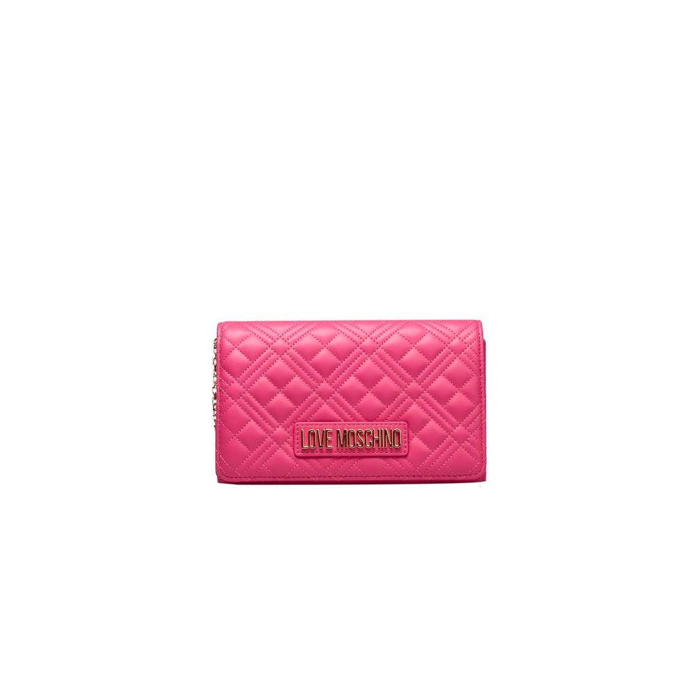 Love Moschino Fuchsia Polyethylene Women Crossbody