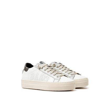 P448 White Leather Sneaker