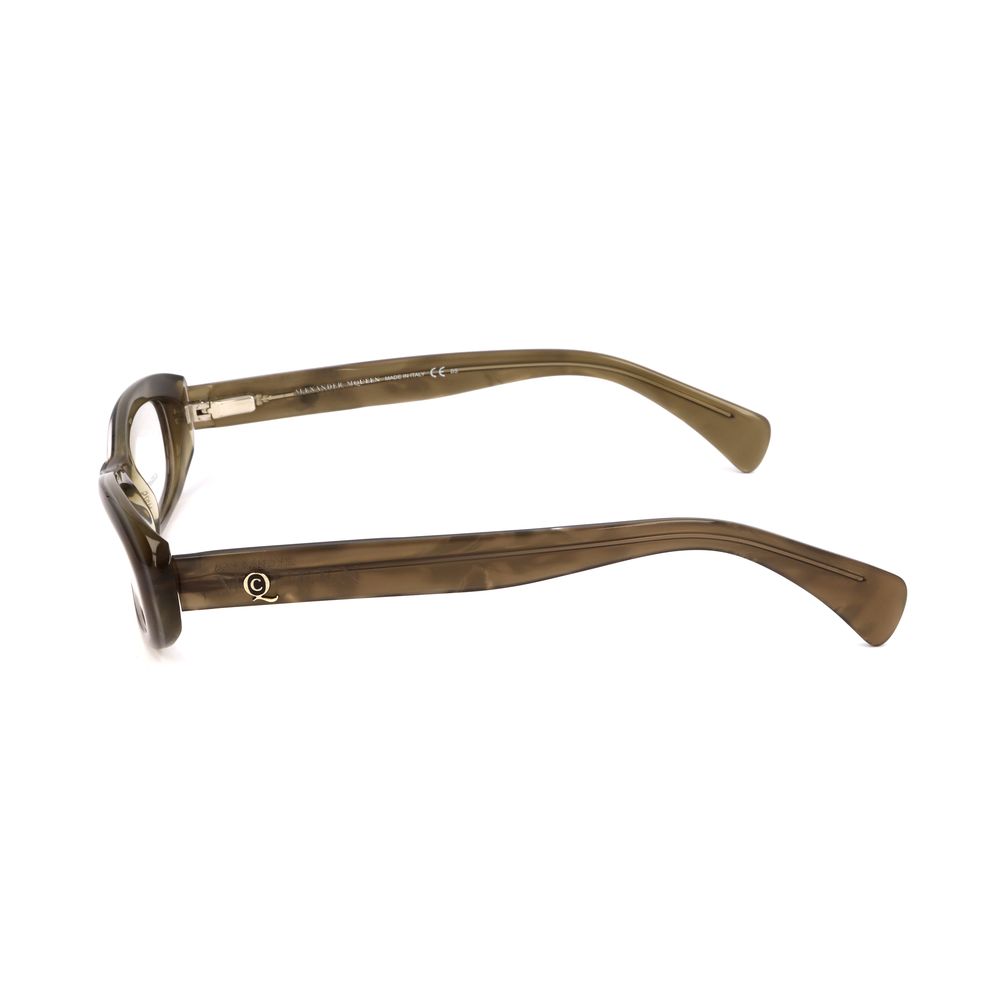 Alexander McQueen Beige Acetate Frames