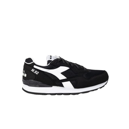 Diadora Black Fabric Sneaker