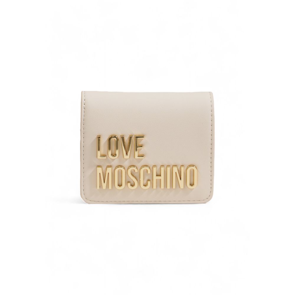 Love Moschino Beige Polyethylene Wallet