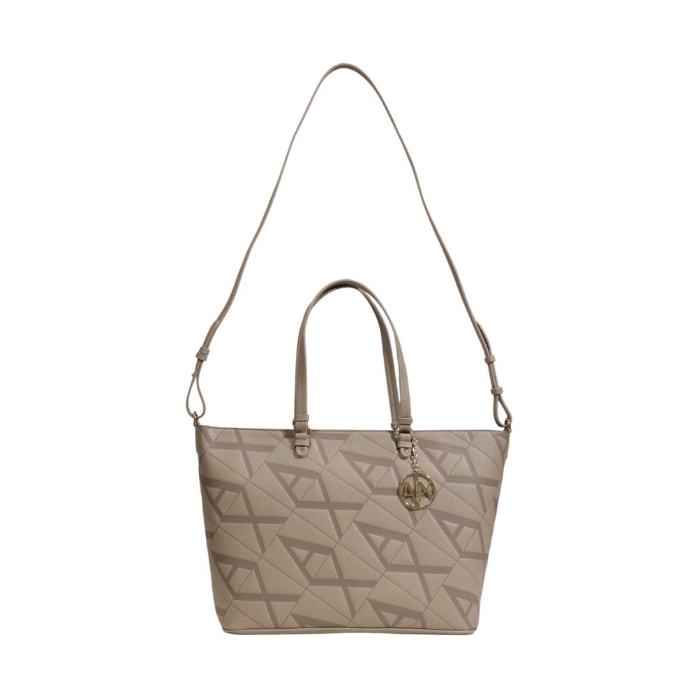 Armani Exchange Beige Polyethylene Handbag