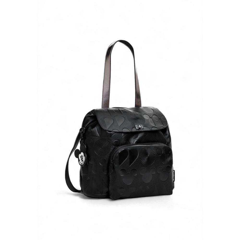 Desigual Black Polyethylene Backpack