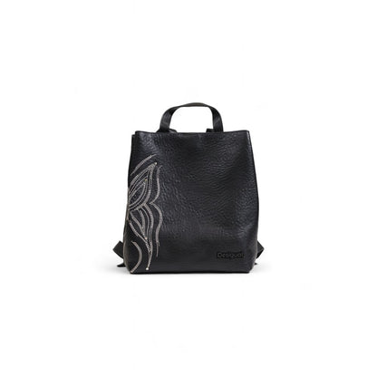 Desigual Black Polyethylene Backpack